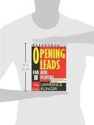 Opening Leads for Acol Players (Master Bridge Series): Lawrence, Mike,  Klinger, Ron: 9780575065024: Amazon.com: Books