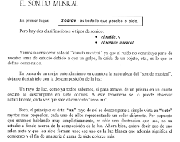  el sonido se produce por la vibración de las partículas. El Sonido Musical Cursos Musicales