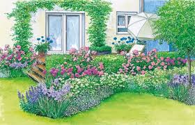 Harmonische Terrassen Gestaltung Gartengestaltung Garten Landschaftsbau Gartendesign Ideen