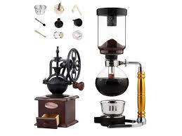 Maybe you would like to learn more about one of these? New Diy Coffee Siphon Pot Coffee Bean Grinder Coffee Machine Household Glass Coffee Set W Manual Coffee Grinder Newegg Com