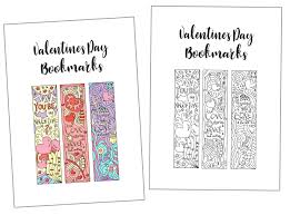 I recommend printing them on cardstock and laminating for durability. Coloring Valentine S Day Bookmarks Free Printable