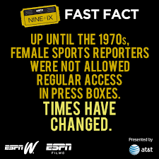 Watch The Espnw And Espn Films Nineforix Film Let Them Wear Towels On July 16th On Espn Through Interviews With Pioneering Female Sports Sports Women Espn