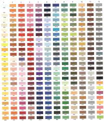 Embroidery Color Chart Free Download Wow Com Image