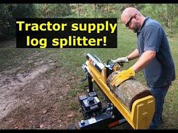 Tractor Supply County Line 25 Ton Log Splitter Youtube In 2020 Log Splitter Tractor Supplies Tractors