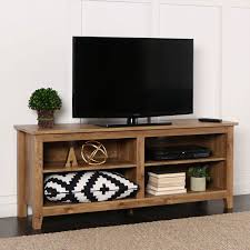 Walker Edison Open Shelf 60 Inch Tv Stand Barnwood W58cspbw This tv stand was transformed by customer cindy n. walker edison open shelf 60 inch tv stand barnwood w58cspbw