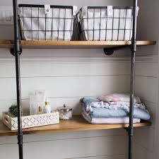 All diy options that range from complete builds to simple hang ups! Bathroom Shelf Ideas 15 Clever Diy Bathroom Shelves For Bathroom Storage Diy Decor Mom