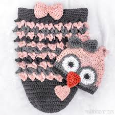 Crochet Owl Cocoon For Alice Mellie Blossom