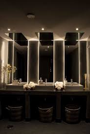 Modern Bathroom Lighting Trends And Inspiration Restroom Design Restaurant Bathroom Modern Bathroom Lighting