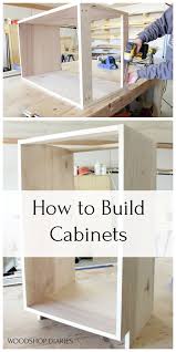 If you cabinet height measures 35 and your counter top is 2thick, you would place the 2×3 at 33. Diy Kitchen Cabinets Made From Only Plywood Diy Kitchen Cabinets Built In Cabinets Diy Kitchen Renovation