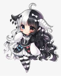 Some say she looks like michael jackson, especially in the fishman island arc. Evil Anime Png Black And White Hair Anime Girl Transparent Png Transparent Png Image Pngitem