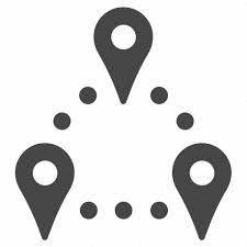 Connect, distance, location, locations, map, share, pin icon - Download on  Iconfinder