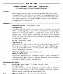 22 Chiropractors Cv Examples Healthcare Cvs Livecareer