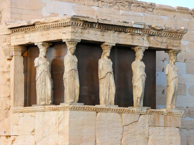 Caryatid | Classical Greek, Columnar Support, Sculptural Form | Britannica