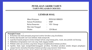 Jan 24, 2020 · latihan soal pjok pat smp kelas 7 tahun 2020. Soal Pat Kelas 7 Pjok Dan Kunci Jawaban Tahun 2021 Info Pendidikan Terbaru