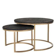 Belfort Industrial Round Nest Of Tables Roundtabledecor Belfort Industrial Round Nest Of Tables Stunning Ne Richmond Interiors Round Table Decor Coffee Table