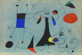 Joan miró, nasceu em barcelona. Surrealism Figure Dog Birds By Joan Miro 1946 Guggenheim