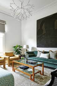 This Beautiful Geelong Home Designed By Diane Bergeron Features A Velvet Sofa Pair Of Leather Chairs And B Living Room Sofa Design Living Room Designs Design