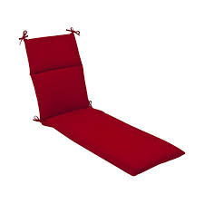 Pillow Perfect 1 Piece Red Patio Chaise Lounge Chair Cushion Lowes Com Lounge Chair Cushions Chaise Lounge Cushions Chair