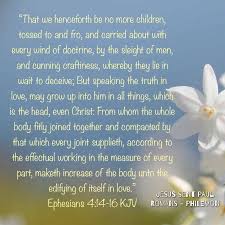 15 But Speaking The Truth In Love May Grow Up Into Him In All Things Which Is The Head Even Christ 16 Bible King James Version Trust God Speak The Truth