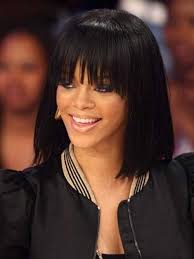 Bob hairstyles with bangs cover a wide range of hair lengths and fashion styles. Bob With Bangs For Black Hair Novocom Top