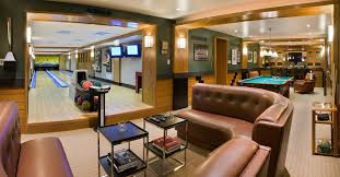 Game Room With Bowling Alley And Pool Table