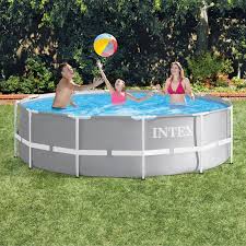 kit piscine prism frame ronde intex 3 66 x 1 22 m