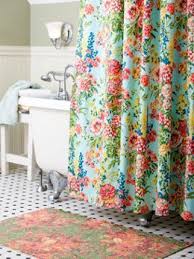 Cotton Shower Curtain From April Cornell With Floral Designs Shabby Chic Bathroom Floral Shower Curtains Shower Remodel
