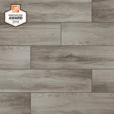 Ceramic floor and wall tile (10.89 sq. Wooden Texture Tile Verat