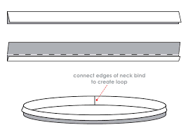 Stitch center back seam from neckline to hem and. Binding Tutorial Sewing Tutorials Style Arc