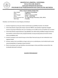 Jelaskan mengapa pendidikan di indonesia diwarnai oleh teori behavioristik! Soal Uas Prodi Pbsi Pengantar Pendidikan Pdf