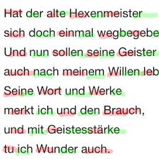 See more of jambus experience on facebook. Wie Bestimme Ich Das Metrum Vom Zauberlehrling Schule Deutsch Sprache
