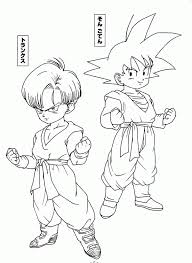 The second set of dragon ball super was released on march 2, 2016. Coloring Pages Of Trunks In Dbz Coloring Home