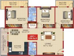 The house also comes with its own fan base, so if you do end up buying it, you might end up in a few selfies. 1350 Sq Ft 3 Bhk Floor Plan Image Suvrith Structures Soprano Available For Sale Proptiger Com