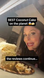 Who is the fairest coconut cake of them all? More #coconutcake reviews  coming in hot… @Savannah’s Candy Kitchen #cakereview #savannahscandykitchen  #cake #letthemeatcake #cakewars #coconut ...