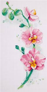 You might mistake our pieces for the original, though — we use blended colors and a lot of detail to closely. Panna Orchid Cross Stitch Kit 123stitch