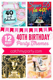 40th Birthday Decorations For Woman Take A Look At The 12 Best 40th Birthday Themes For Women 40th Birthday Themes 40th Birthday Party Themes Birthday Party Decorations For Adults