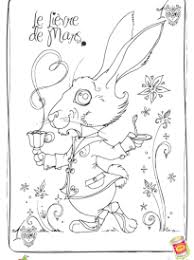 Decouvrez ma première vidéo : Coloriage Alice Au Pays Des Merveilles Sur Hugolescargot Com