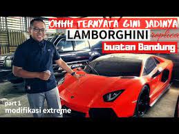 Begini Jadinya Nih Lamborghini Supercar Replica Buatan Bandung Youtube