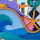 Sants's Sleigh At The Beach Stand Up @ Wine & Design event image