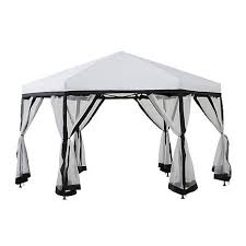 This gazebo is a stylish and sturdy outdoor patio canopy that covers up to 890 square feet. Sunjoy Eryn 11 Ft X 11 Ft Pop Up Gazebo A101012601 1530174 At Tractor Supply Co