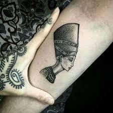 The tattoo's meaning is unknown to rihanna, but it is private and rarely seen due to its placement. What Does Queen Nefertiti Tattoo Mean Represent Symbolism