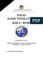 Sekarang saya sedang berusaha untuk menghasilkan nota bagi setiap topik / bab yang terdapat dalam sukatan sains tingkatan 3. Folio Sains Kail