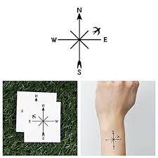110 Best Compass Tattoo Designs Ideas And Images Compass Tattoo Simple Compass Tattoo Compass Tattoo Design
