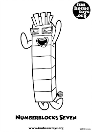 Coloring of number blocks free math worksheets. Numberblocks For Coloring Novocom Top