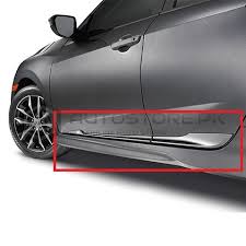 Automotive molding or car body molding are decorative and protective moldings on the car body. Buy Honda Civic Door Lower Chrome Moulding Online In Pakistan Autostore Pk