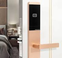 Factory-Made Gtd Hotel Door Lock Swipe Card to Unlock in Elegant Champagne  Golden Color