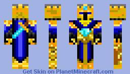 From its creation, minecraft was developed almost exclusively by notch until jens jeb bergensten started working with him and has since become head of its development. Diamond King Minecraft Skin