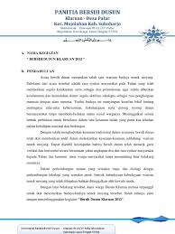 Check spelling or type a new query. Proposal Bersih Dusun Pdf