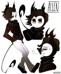 Bendy And Boris The Quest For The Ink Machine Oc Allen Batim Oc By Vanxllavixen Bendy And The Ink Machine Character Art Anime Drawing Styles