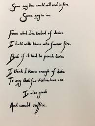 We did not find results for: Handwriting Doodle Fire And Ice By Robert Frost Album On Imgur